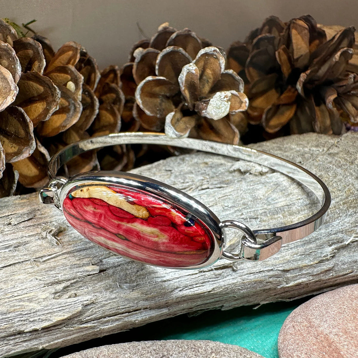 Scottish Heathergems Celtic Bracelet - Handmade in Scotland