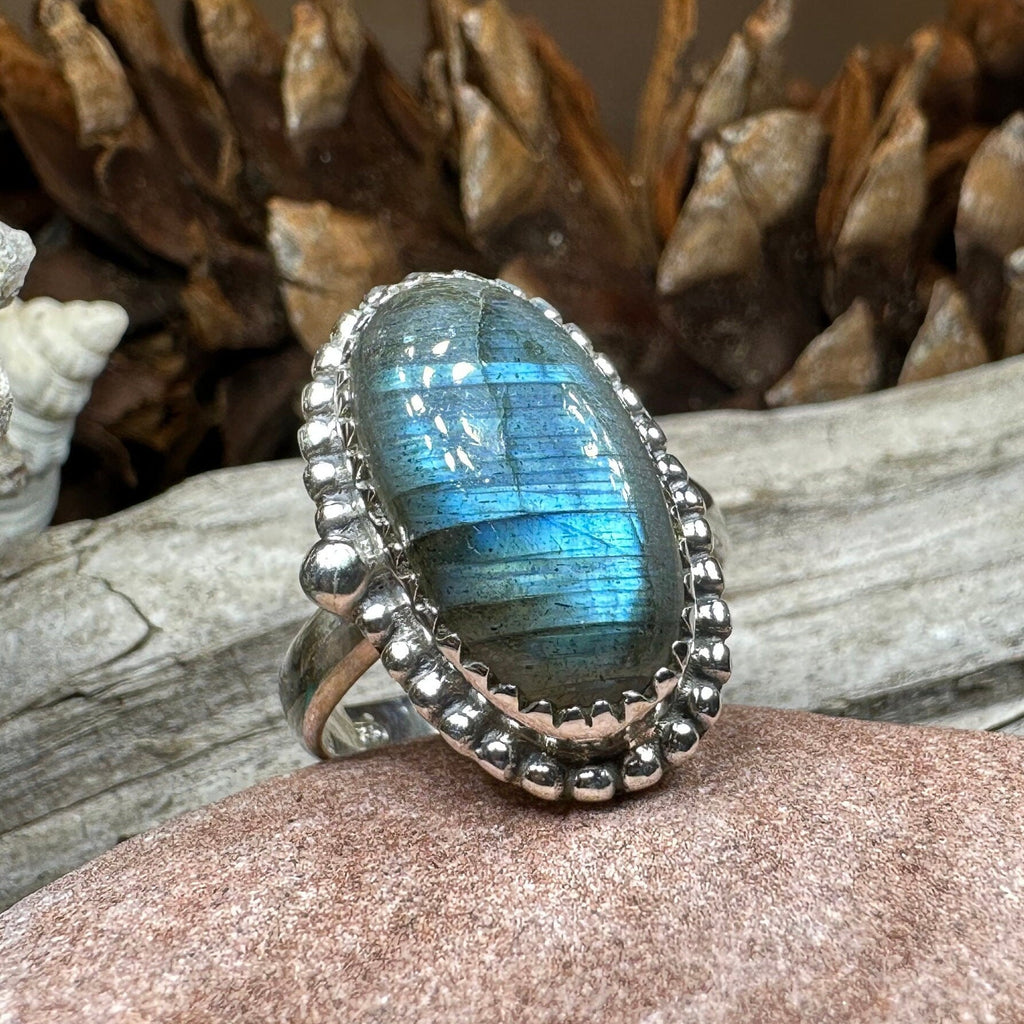 Celtic Storm Labradorite Ring | Ring | Wiccan Center