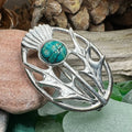 Scottish Heathergems Thistle Brooch - Handmade in Scotland | Brooch | Wiccan Center