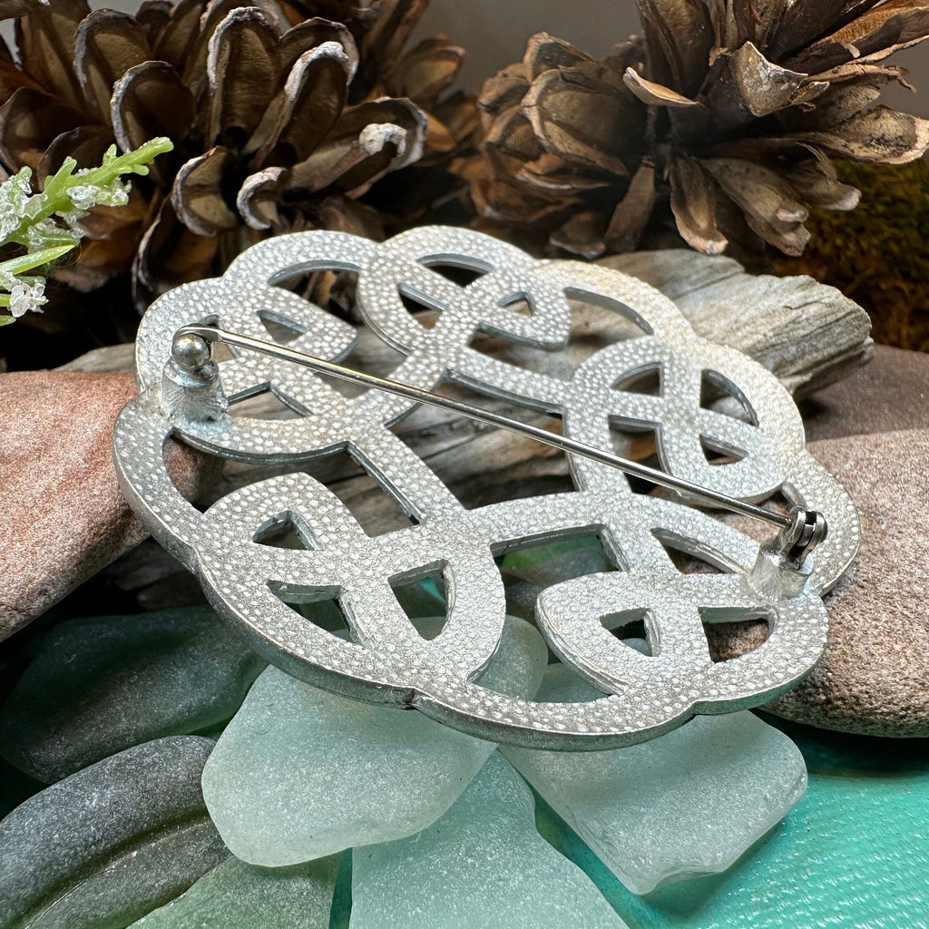 Traditional Celtic Knot Brooch - Handmade in Scotland | Brooch | Wiccan Center