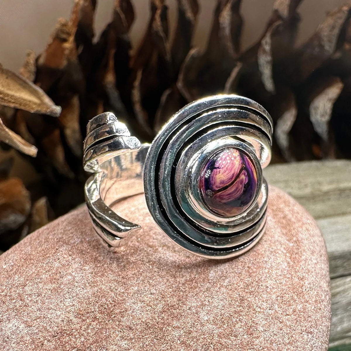 Scottish Heathergems Celtic Wrap Ring - Handmade in Scotland | Ring | Wiccan Center