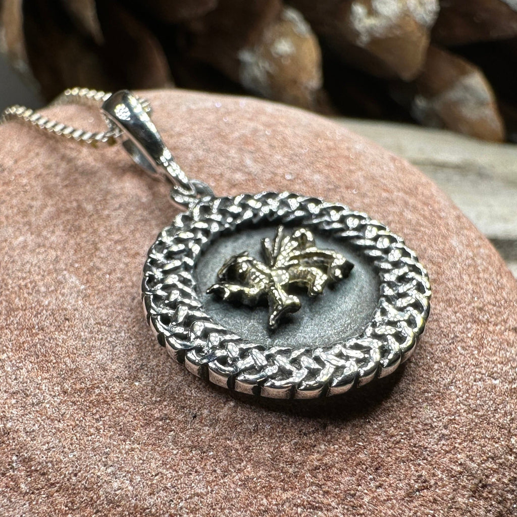 Welsh Dragon Celtic Necklace | Pendant | Wiccan Center