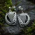 Ancient Harp Post Back Earrings | Post Earrings | Wiccan Center