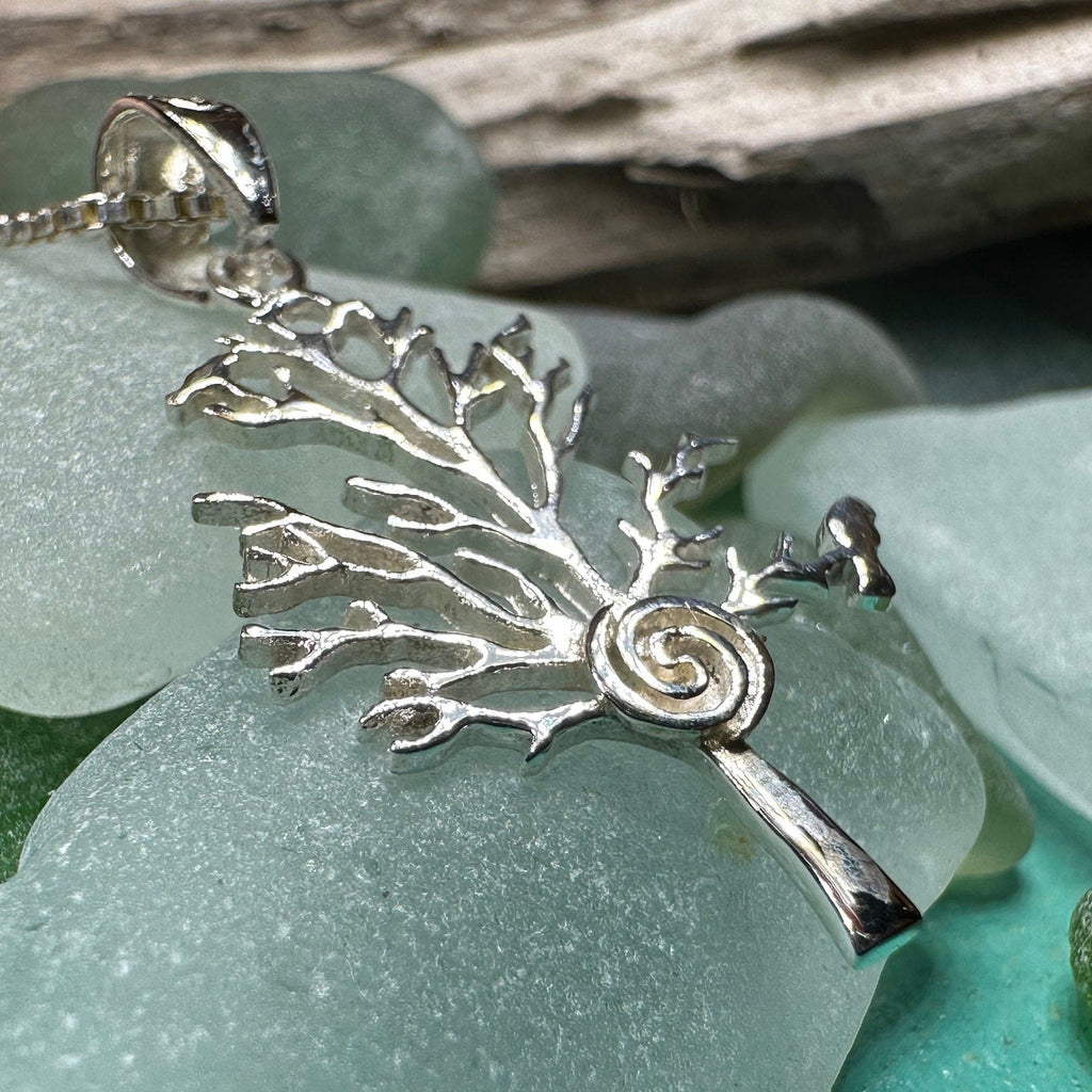 Eternal Spiral Tree of Life Necklace | Pendant | Wiccan Center