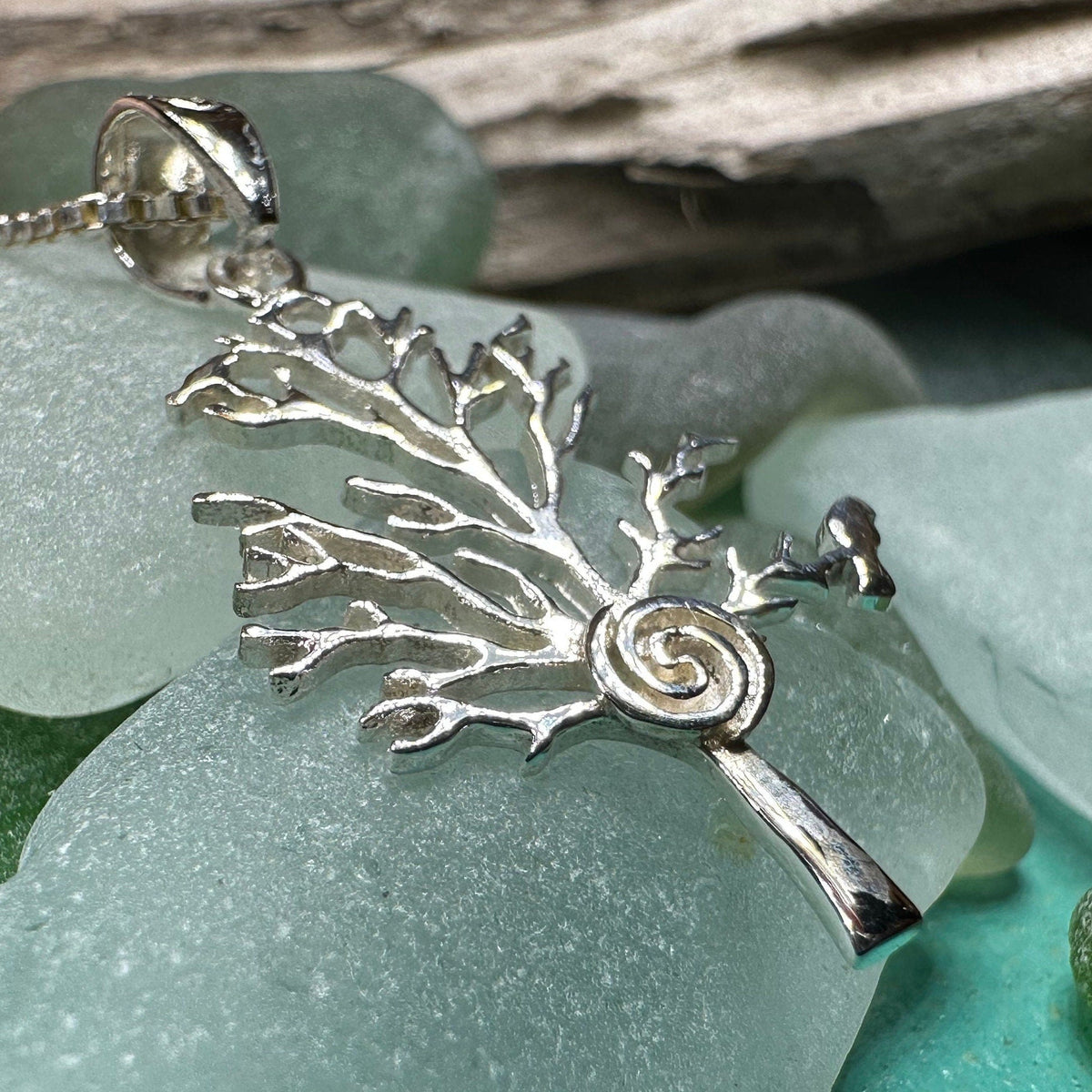 Eternal Spiral Tree of Life Necklace | Pendant | Wiccan Center