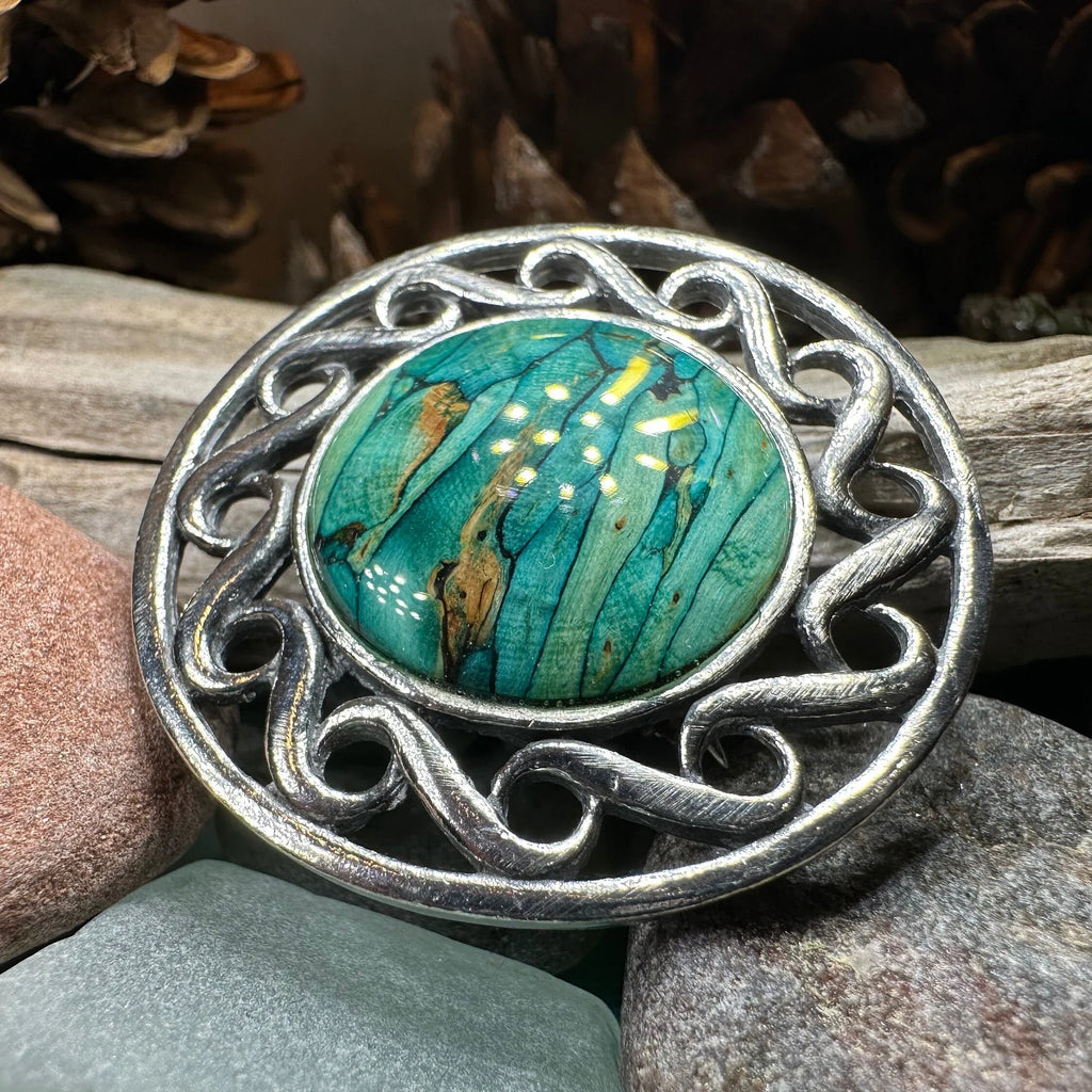 Heathergems Scottish Celtic Brooch - Handmade in Scotland | Brooch | Wiccan Center