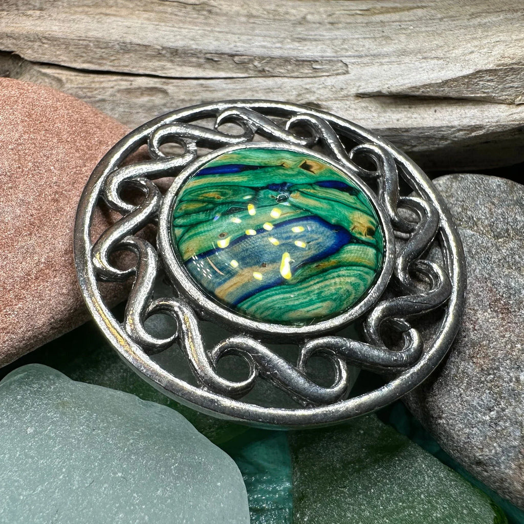 Heathergems Scottish Celtic Brooch - Handmade in Scotland | Brooch | Wiccan Center