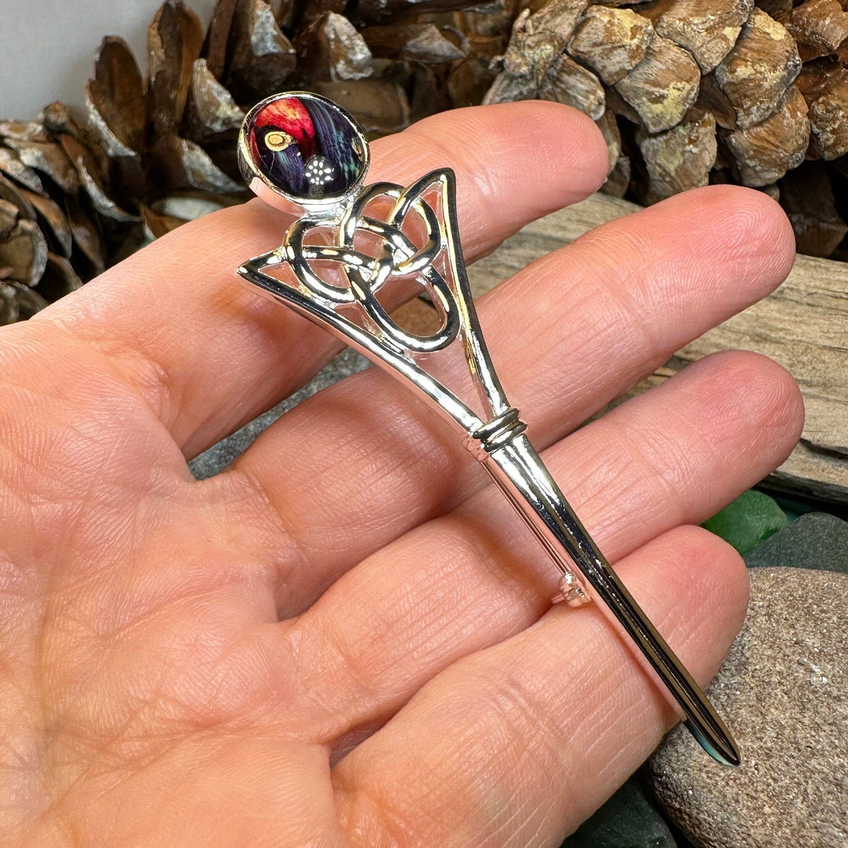 Heathergems Celtic Kilt Pin - Handmade in Scotland | Kilt Pin | Wiccan Center