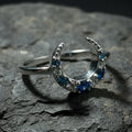 Romantic Crescent Moon Ring in Sterling Silver | Ring | Wiccan Center