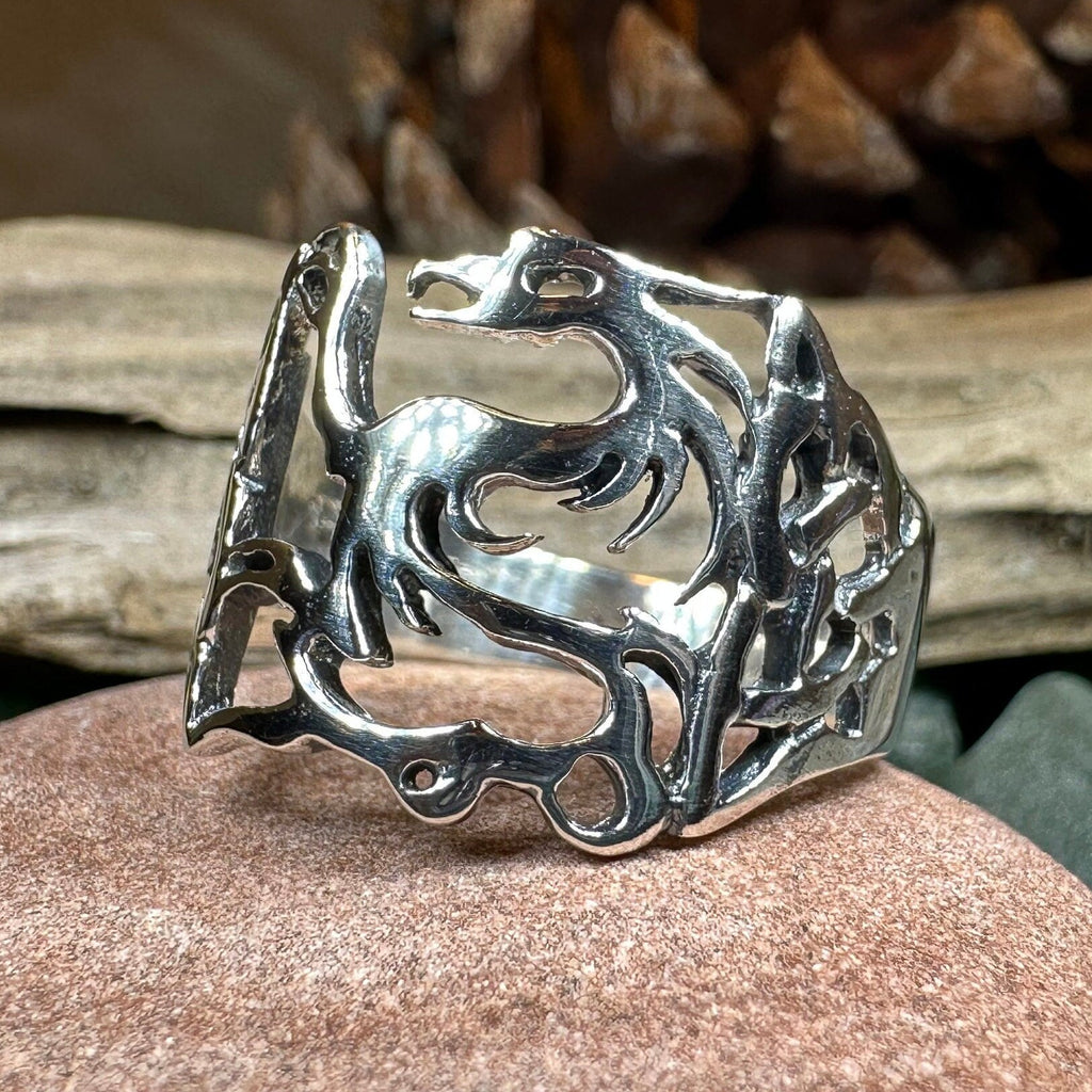 Celtic Phoenix Ring in Sterling Silver | Ring | Wiccan Center