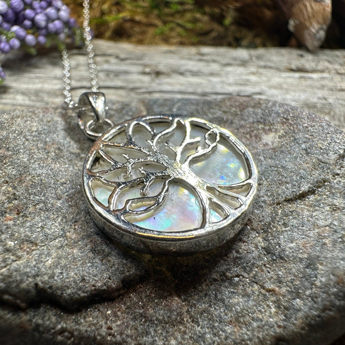 Rotri Tree of Life Necklace in Sterling Silver | Pendant | Wiccan Center