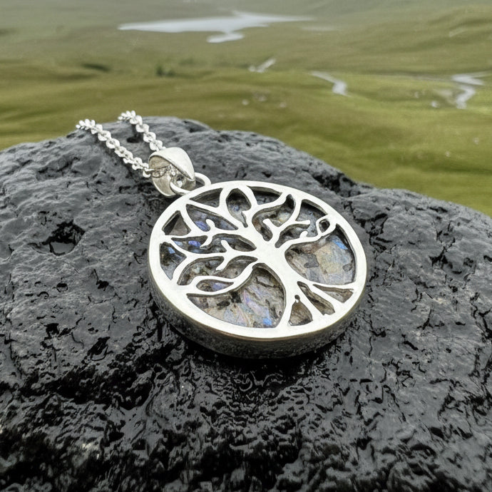 Rotri Tree of Life Necklace in Sterling Silver | Pendant | Wiccan Center
