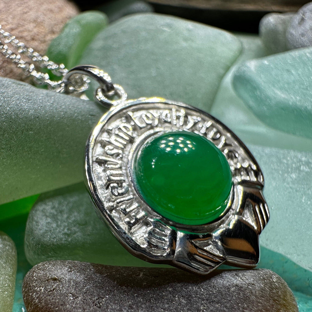 Irish Friendship, Loyalty and Love Claddagh Necklace | Pendant | Wiccan Center