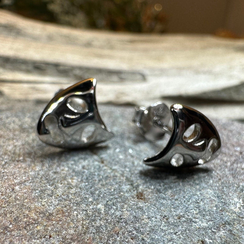 Theater Mask Stud Earrings | Post Earrings | Wiccan Center