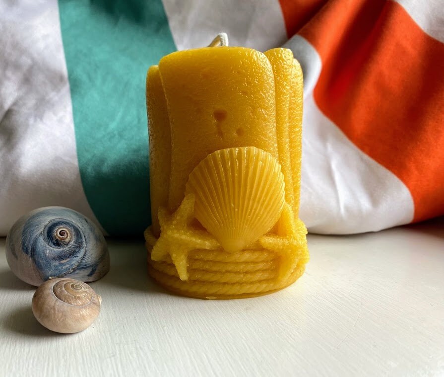 Beach Themed Beeswax Candle Set | Candles | Wiccan Center