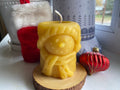 Snowman Beeswax Pillar Candle | Candles | Wiccan Center