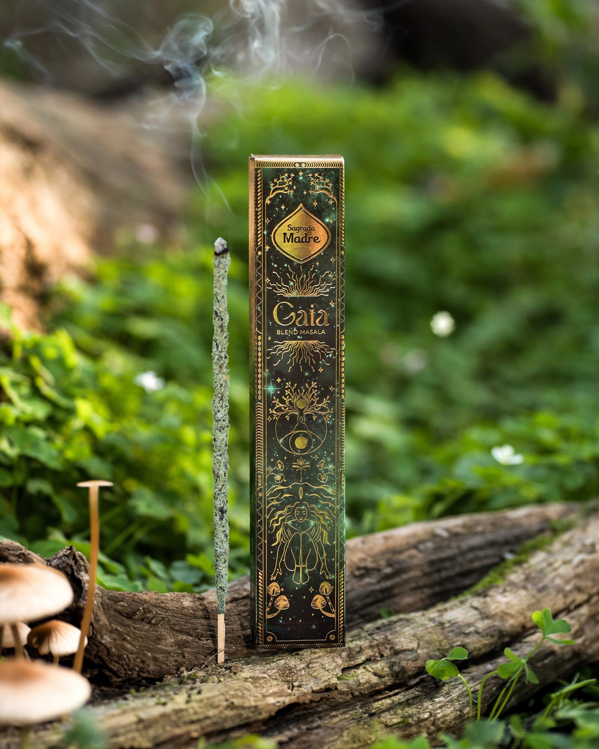 Green Sparkle Gaia Incense Sticks | Incense | Wiccan Center