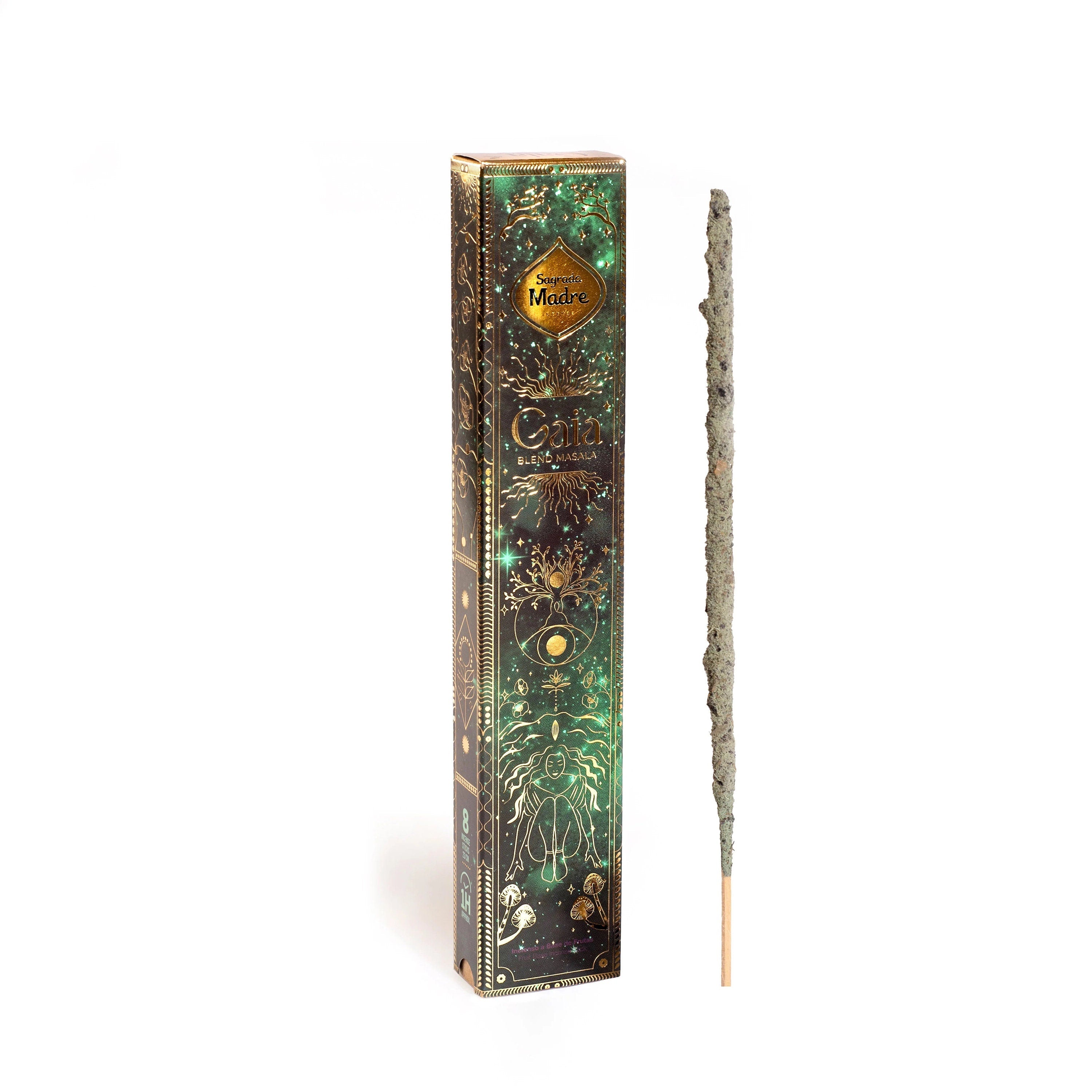 Green Sparkle Gaia Incense Sticks | Incense | Wiccan Center