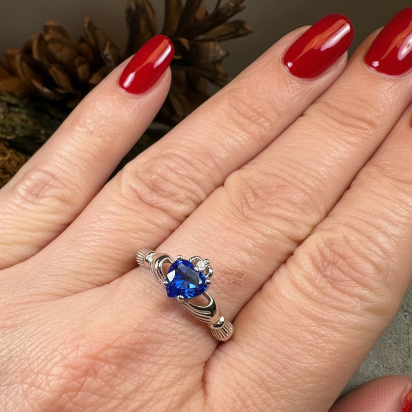 Lavender Claddagh Ring | Ring | Wiccan Center