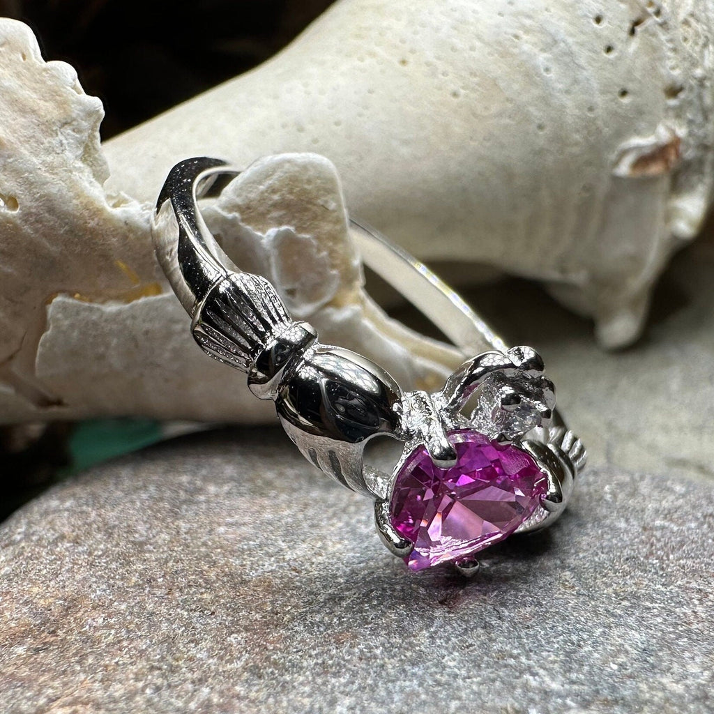 Blushing Rose Claddagh Ring | Ring | Wiccan Center