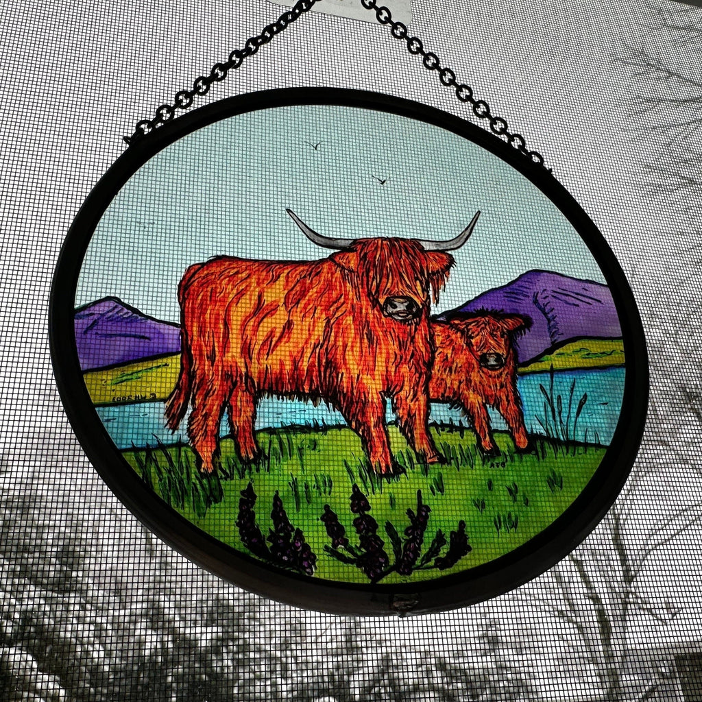 Scottish Highland Cow Suncatcher | Gifts | Wiccan Center