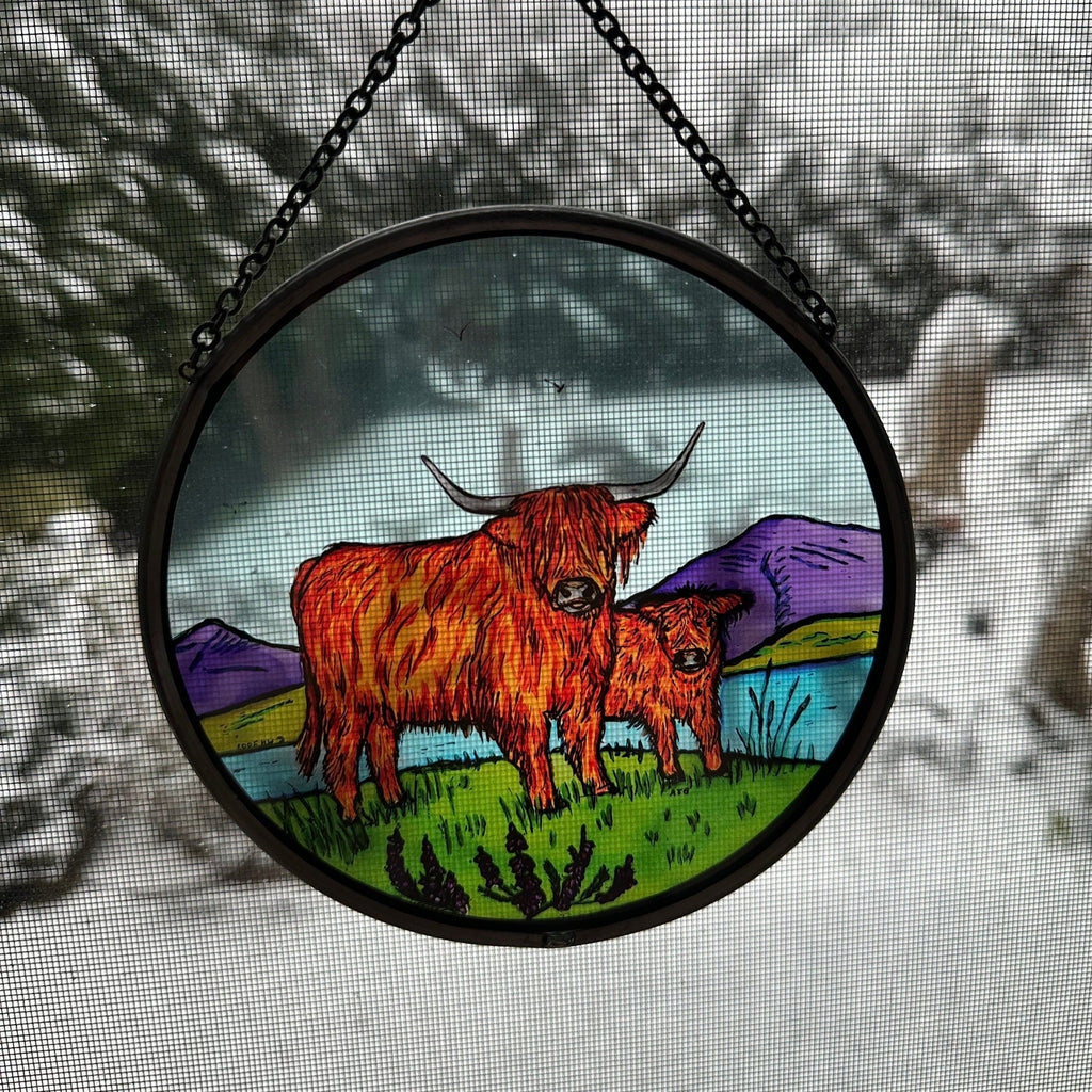 Scottish Highland Cow Suncatcher | Gifts | Wiccan Center