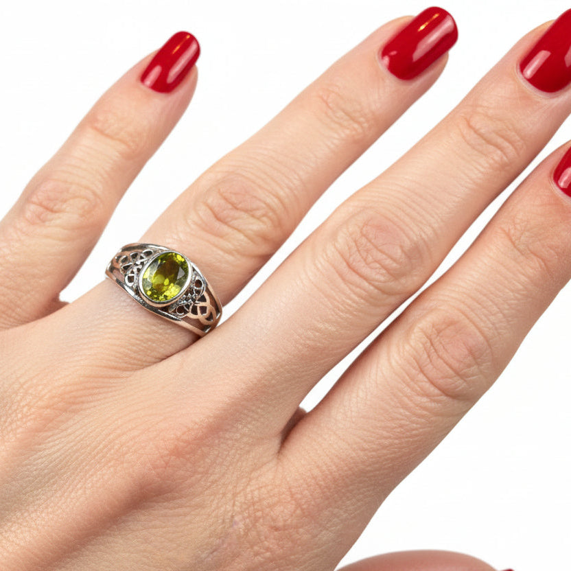 Coralina Celtic Knot Ring | Ring | Wiccan Center