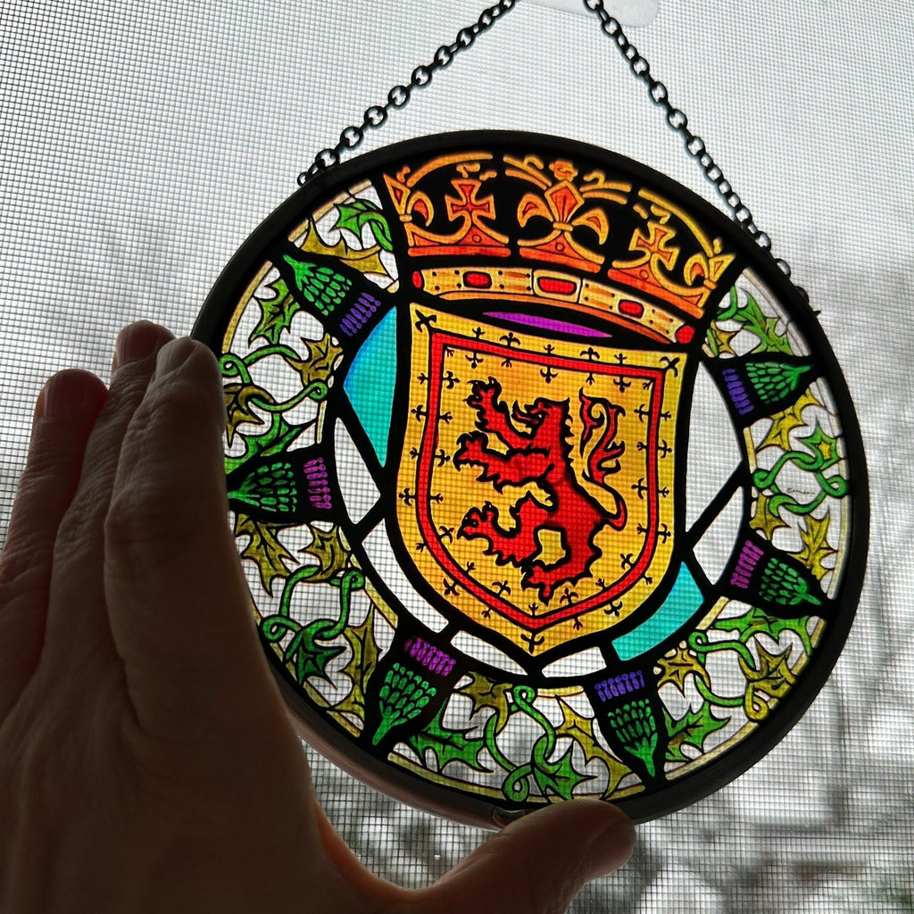 Scottish Lion Stained Glass Gift | Gifts | Wiccan Center