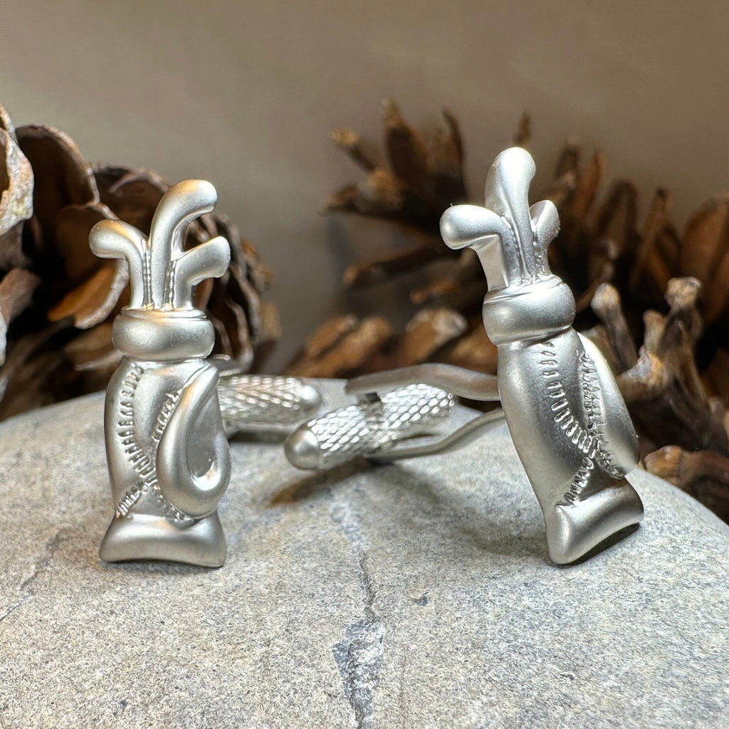 Golf Bag Cufflinks for Men | Cuff Links | Wiccan Center