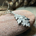 Petite Realistic Oak Leaf Necklace | Pendant | Wiccan Center