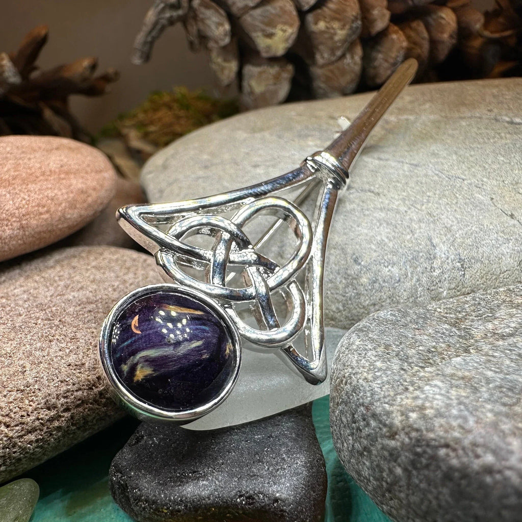 Heathergems Celtic Kilt Pin - Handmade in Scotland | Kilt Pin | Wiccan Center