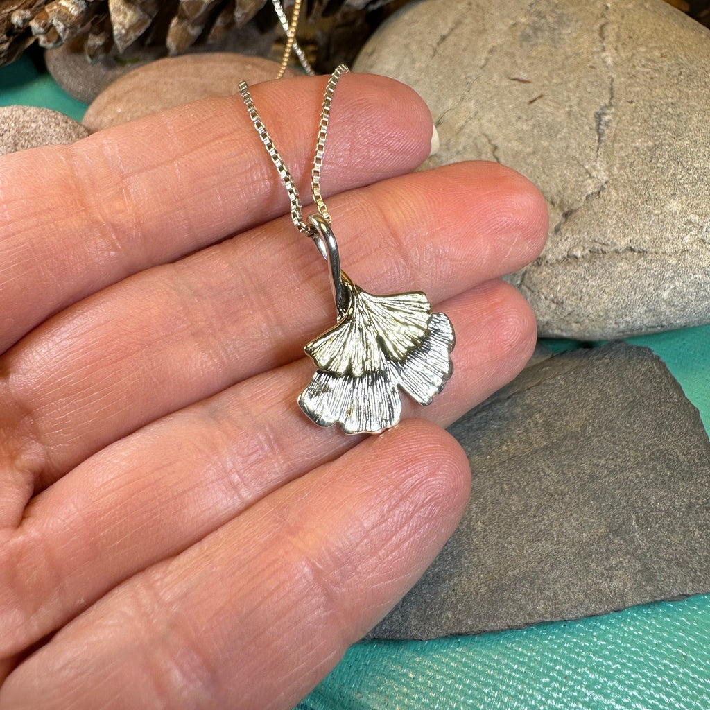 Serene Gingko Necklace | Pendant | Wiccan Center