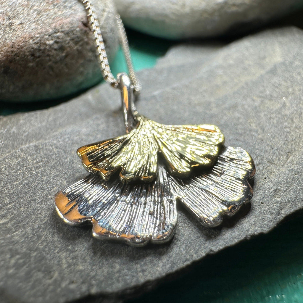 Serene Gingko Necklace | Pendant | Wiccan Center