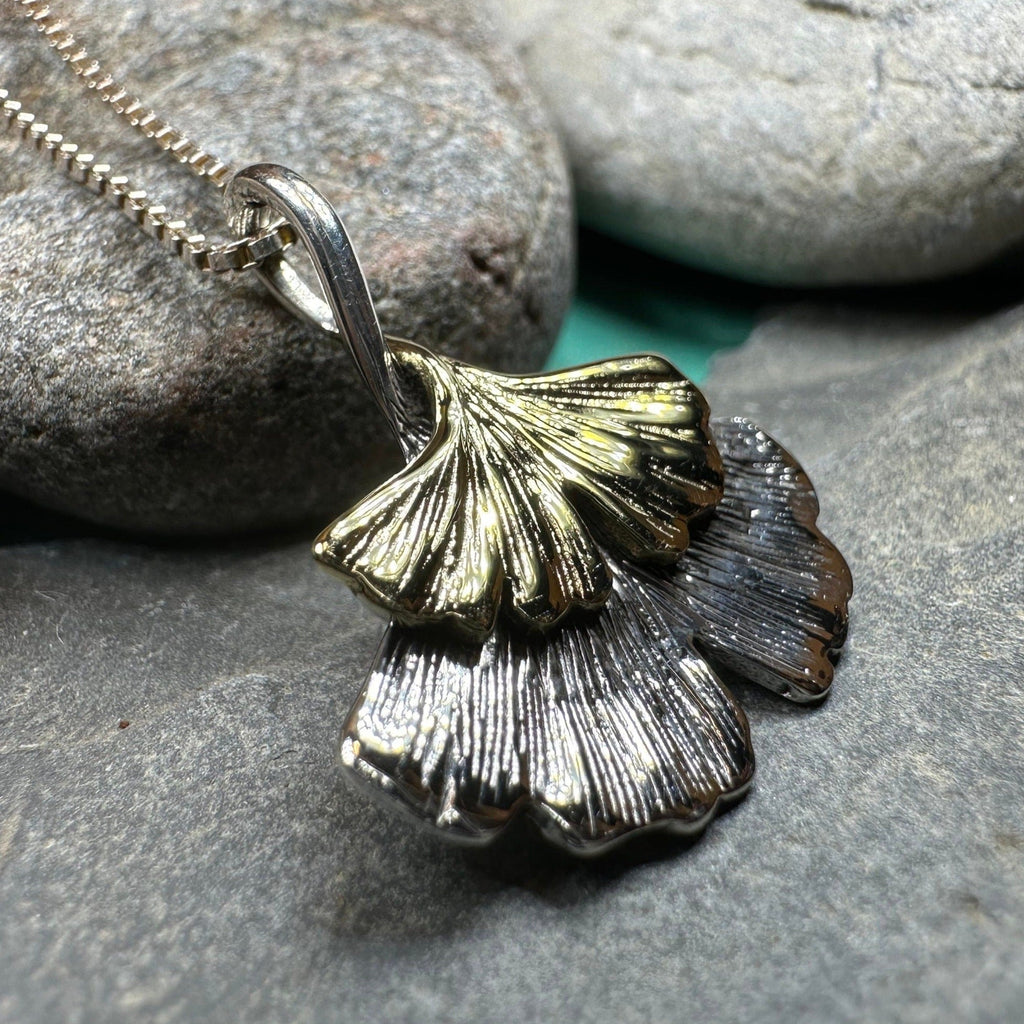 Serene Gingko Necklace | Pendant | Wiccan Center