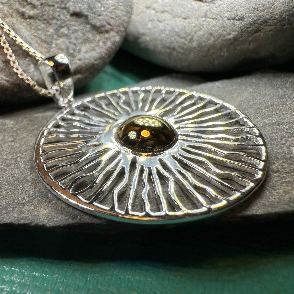 Modern Sun Necklace | Pendant | Wiccan Center