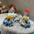 Garden Gnome Cufflinks for Men | Cuff Links | Wiccan Center