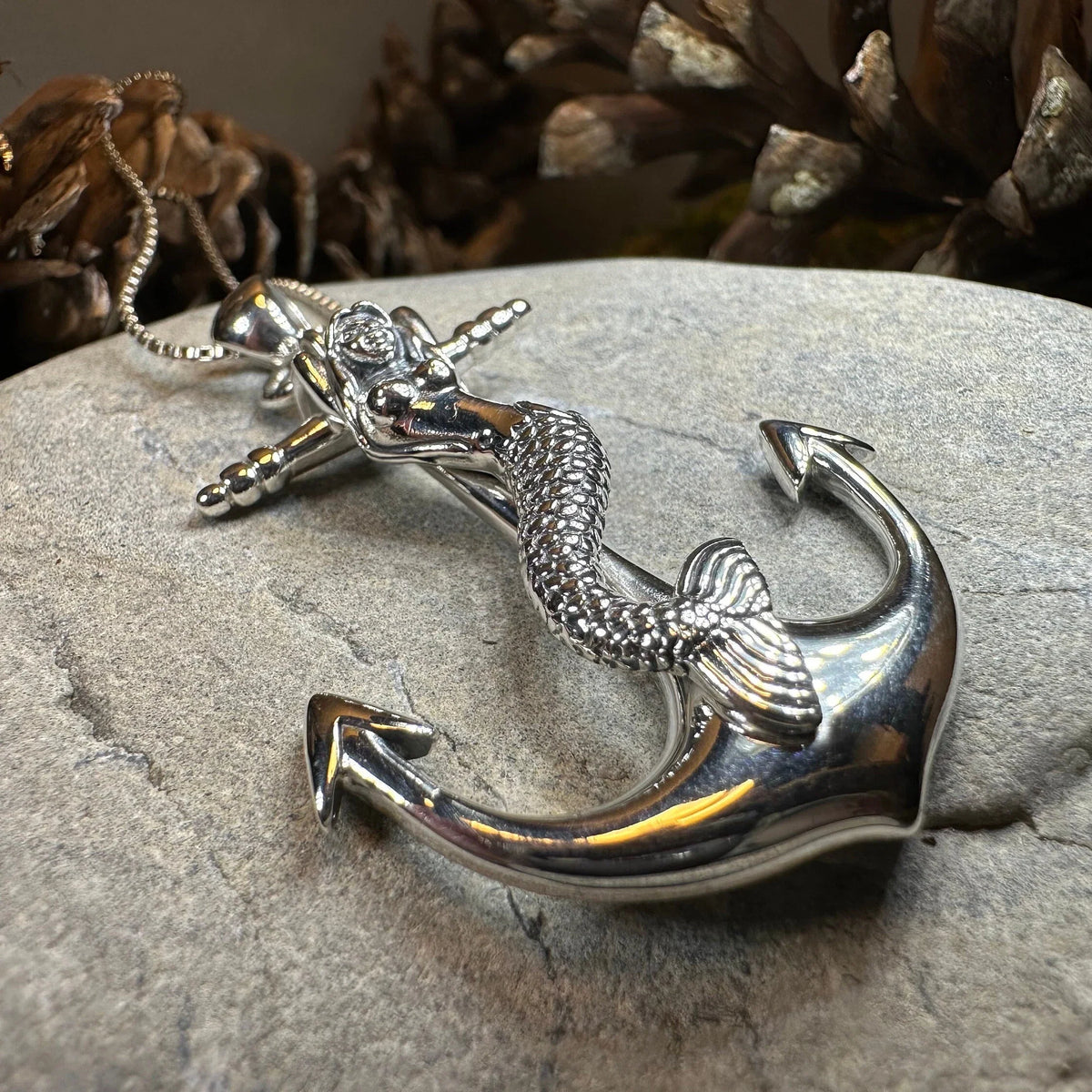 Mermaid Anchor Necklace | Pendant | Wiccan Center