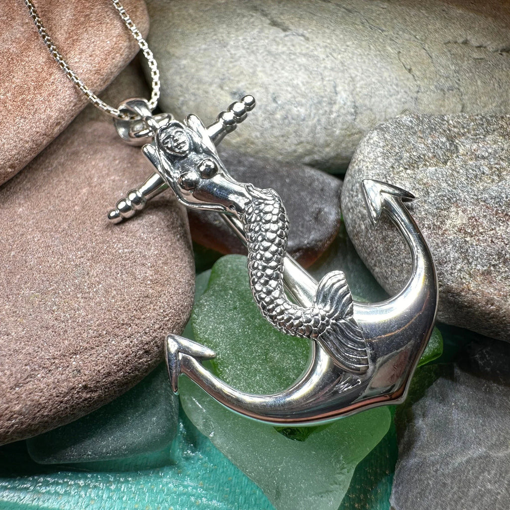 Mermaid Anchor Necklace | Pendant | Wiccan Center