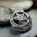 Moon And Star Necklace | Pendant | Wiccan Center