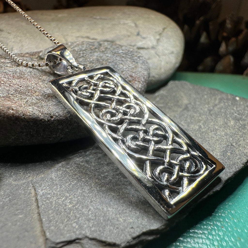 Eternal Bond Celtic Knot Necklace in Sterling Silver | Pendant | Wiccan Center