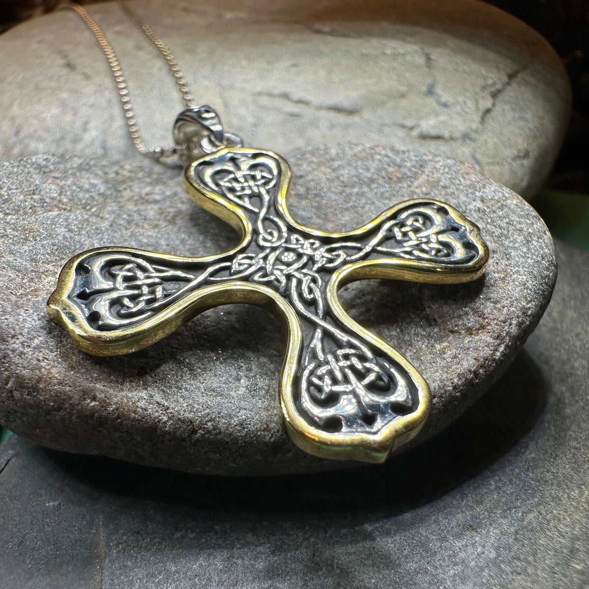 Alfred Celtic Cross Necklace in Sterling Silver | Pendant | Wiccan Center