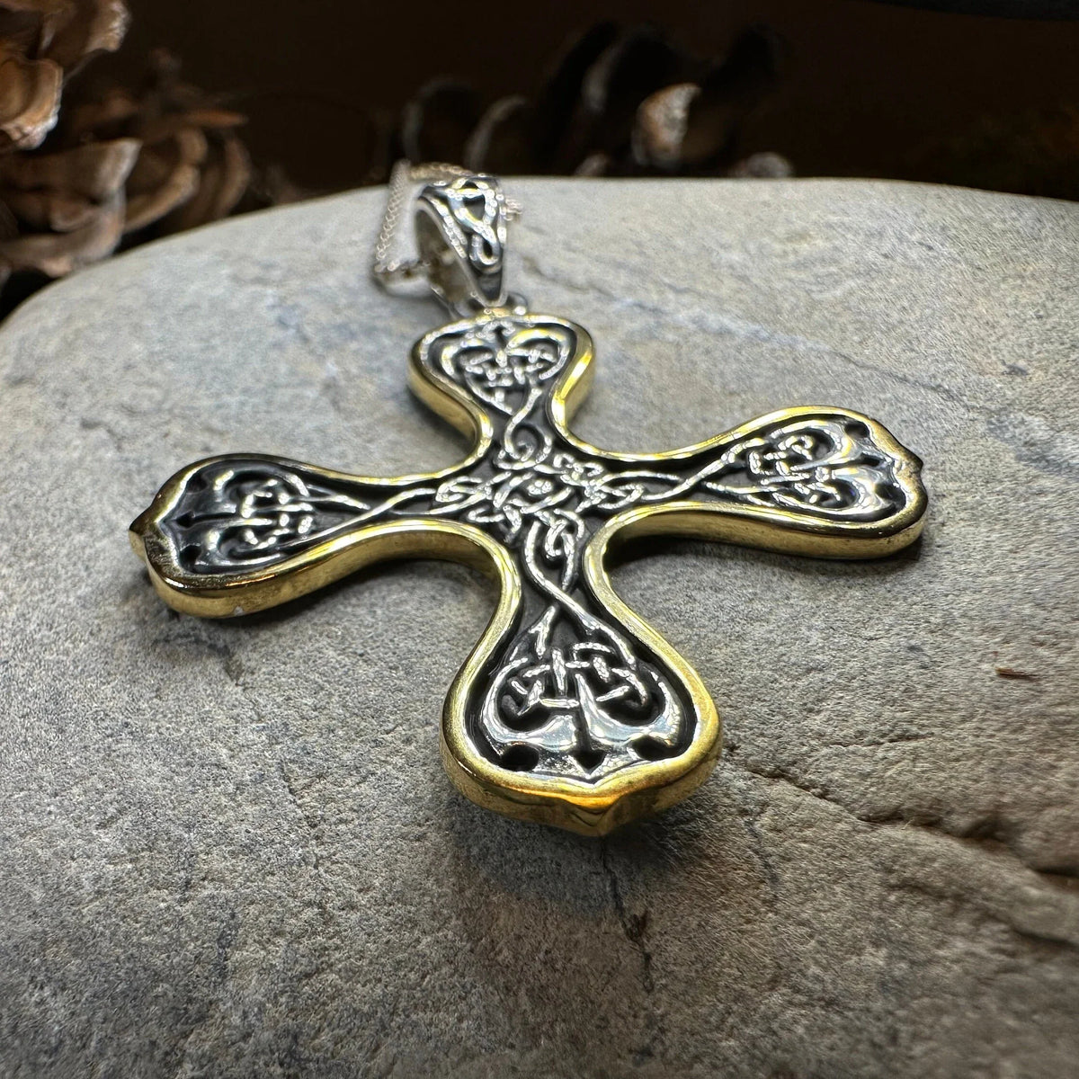 Alfred Celtic Cross Necklace in Sterling Silver | Pendant | Wiccan Center