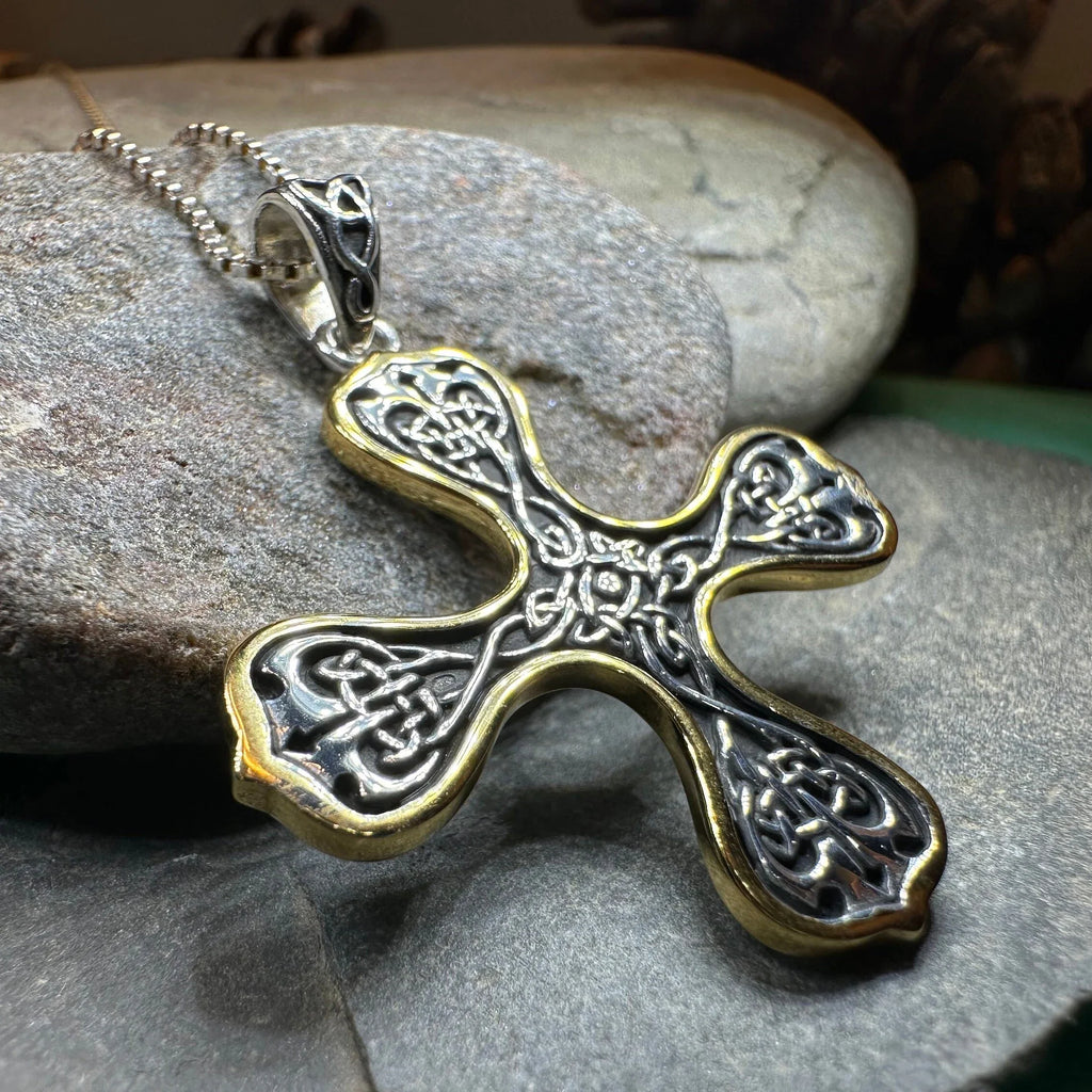 Alfred Celtic Cross Necklace in Sterling Silver | Pendant | Wiccan Center