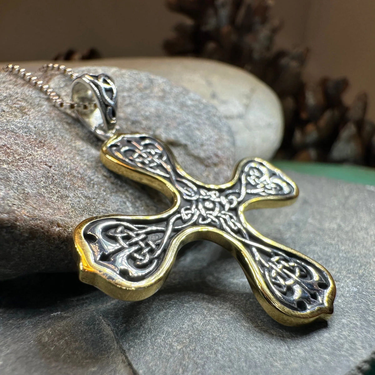 Alfred Celtic Cross Necklace in Sterling Silver | Pendant | Wiccan Center