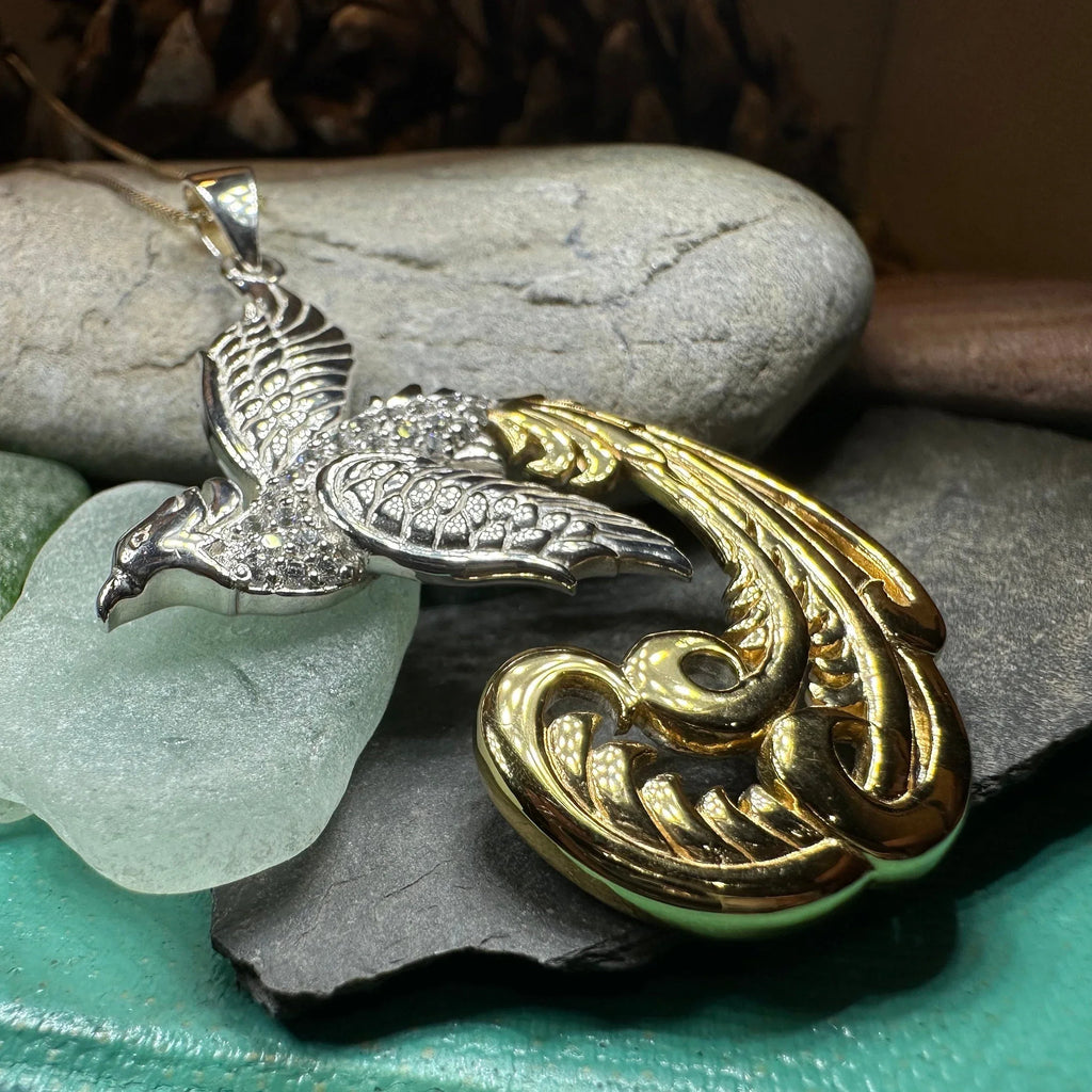 Firesong Phoenix Necklace | Pendant | Wiccan Center
