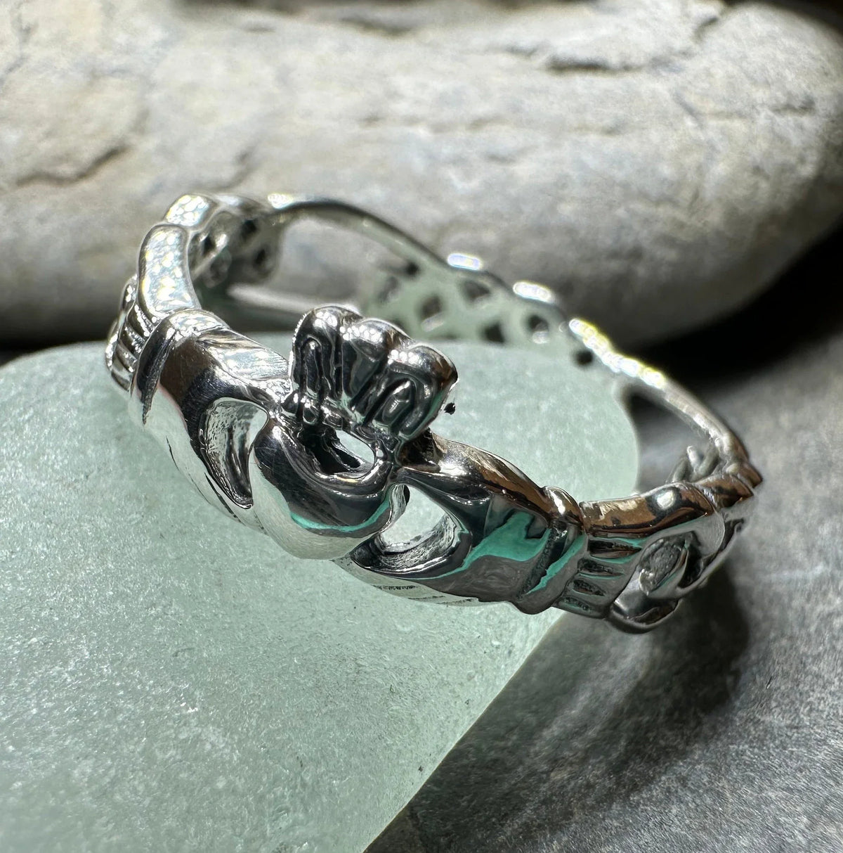 Folklore Irish Claddagh Ring in Sterling Silver