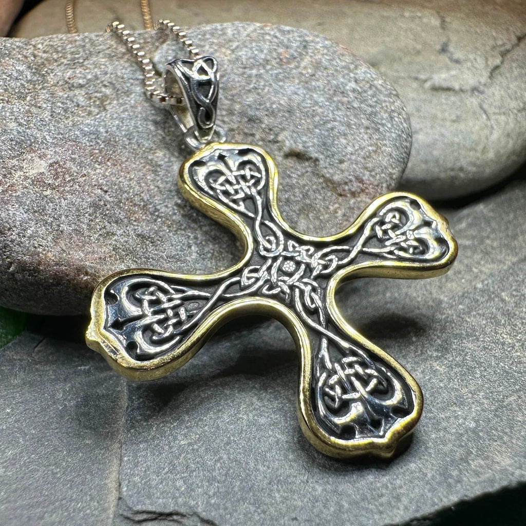 Alfred Celtic Cross Necklace in Sterling Silver | Pendant | Wiccan Center