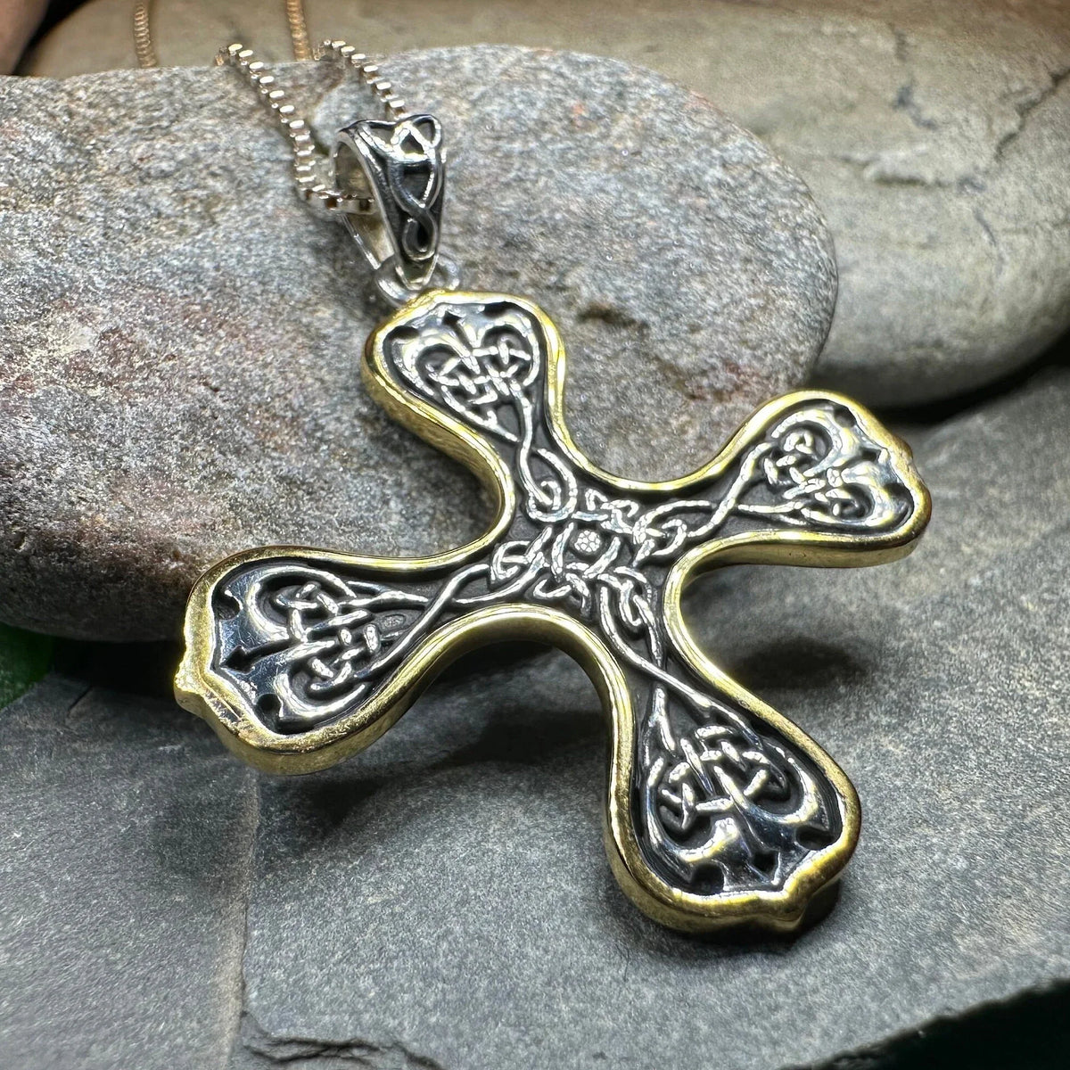 Alfred Celtic Cross Necklace in Sterling Silver | Pendant | Wiccan Center