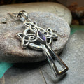 Catherine Celtic Cross Necklace in Sterling Silver | Pendant | Wiccan Center
