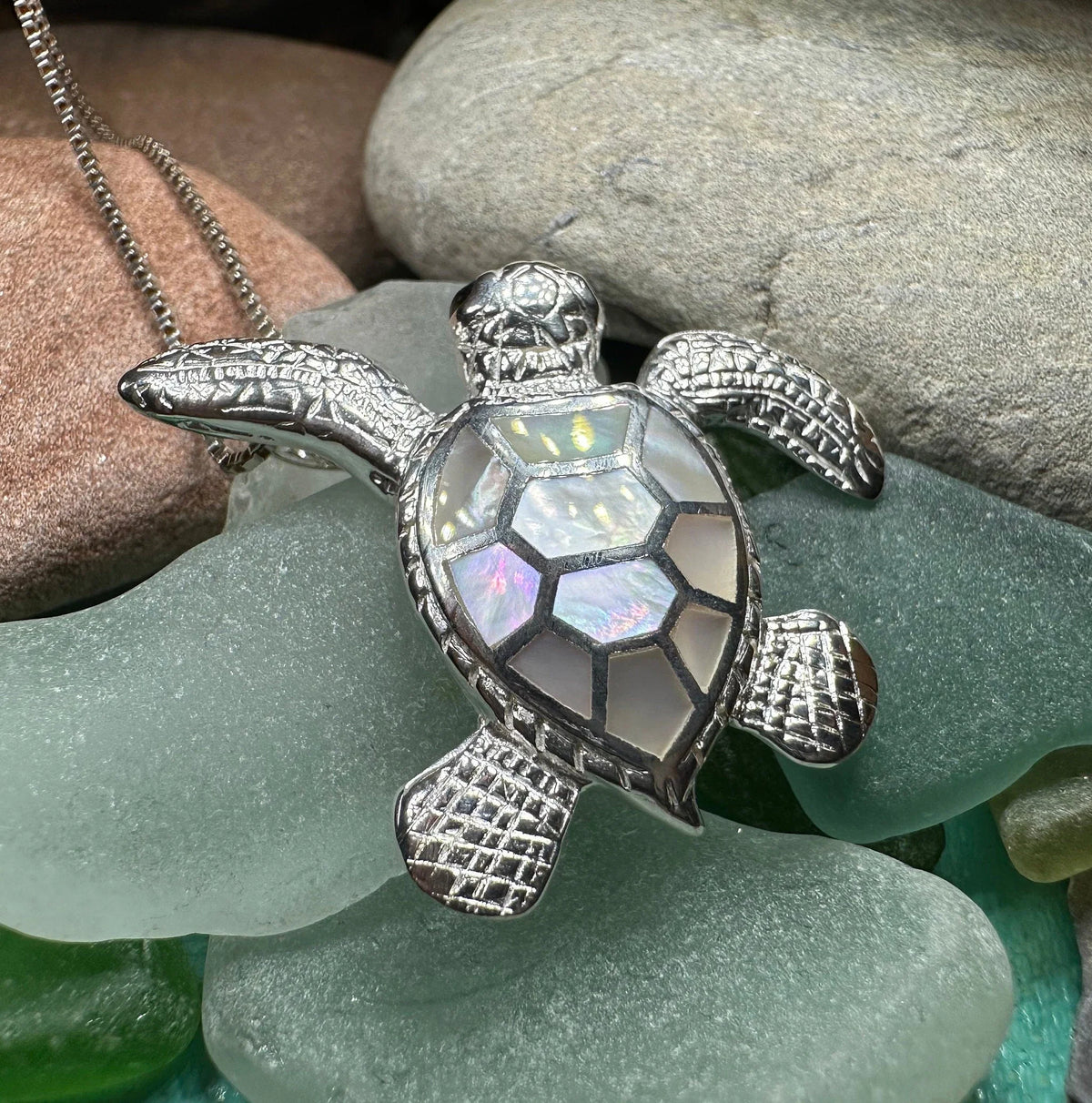 Abalone Turtle Necklace | Pendant | Wiccan Center